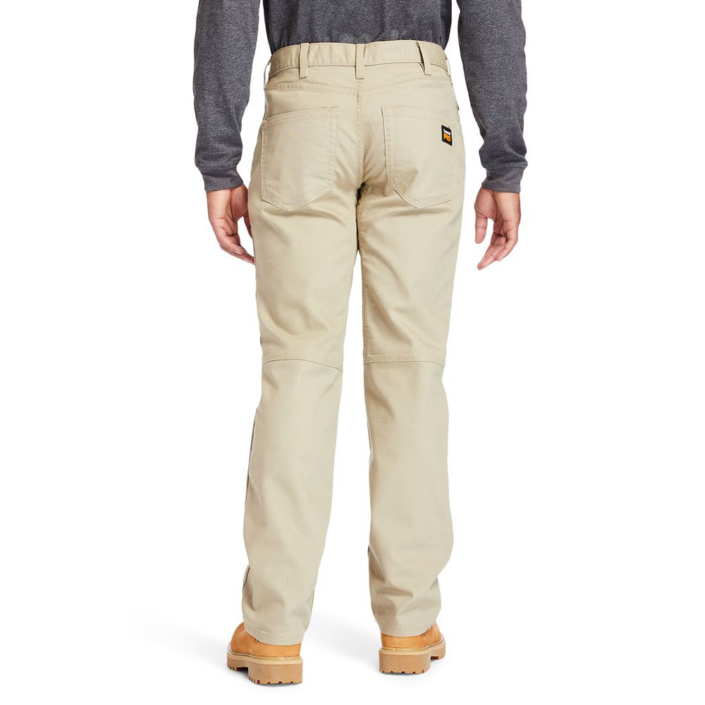 Pantaloni Timberland Barbati Kaki - Pro® 8 Series Flex Panza Work - Romania - XPMKNQ539